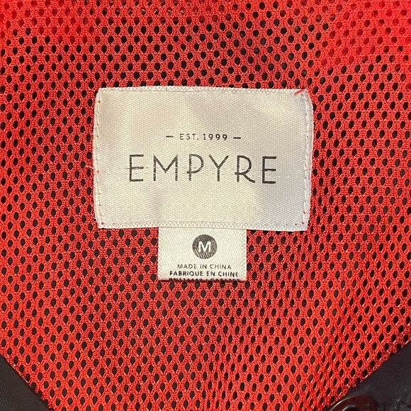 Empyre Leona Black Jacket with Rose Sleeve Size M - Picture 8 of 10